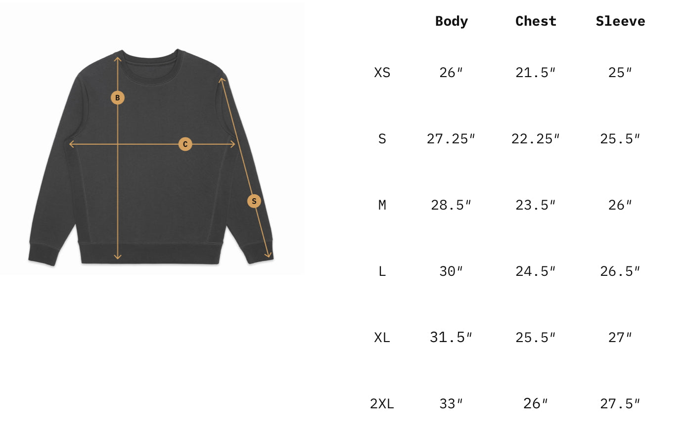 Lacelocks ‘Essential’ Crewneck (5 colors)