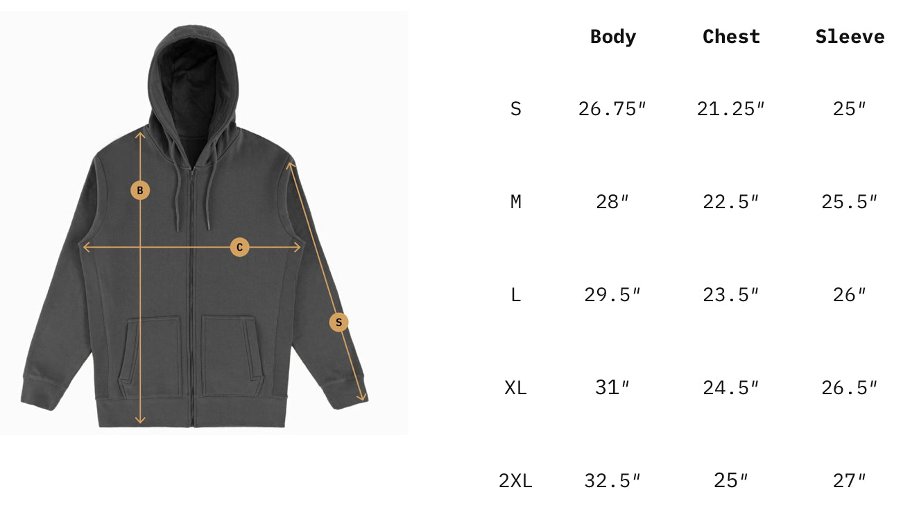 Lacelocks ‘Essential’ Zip-Up (Grey)