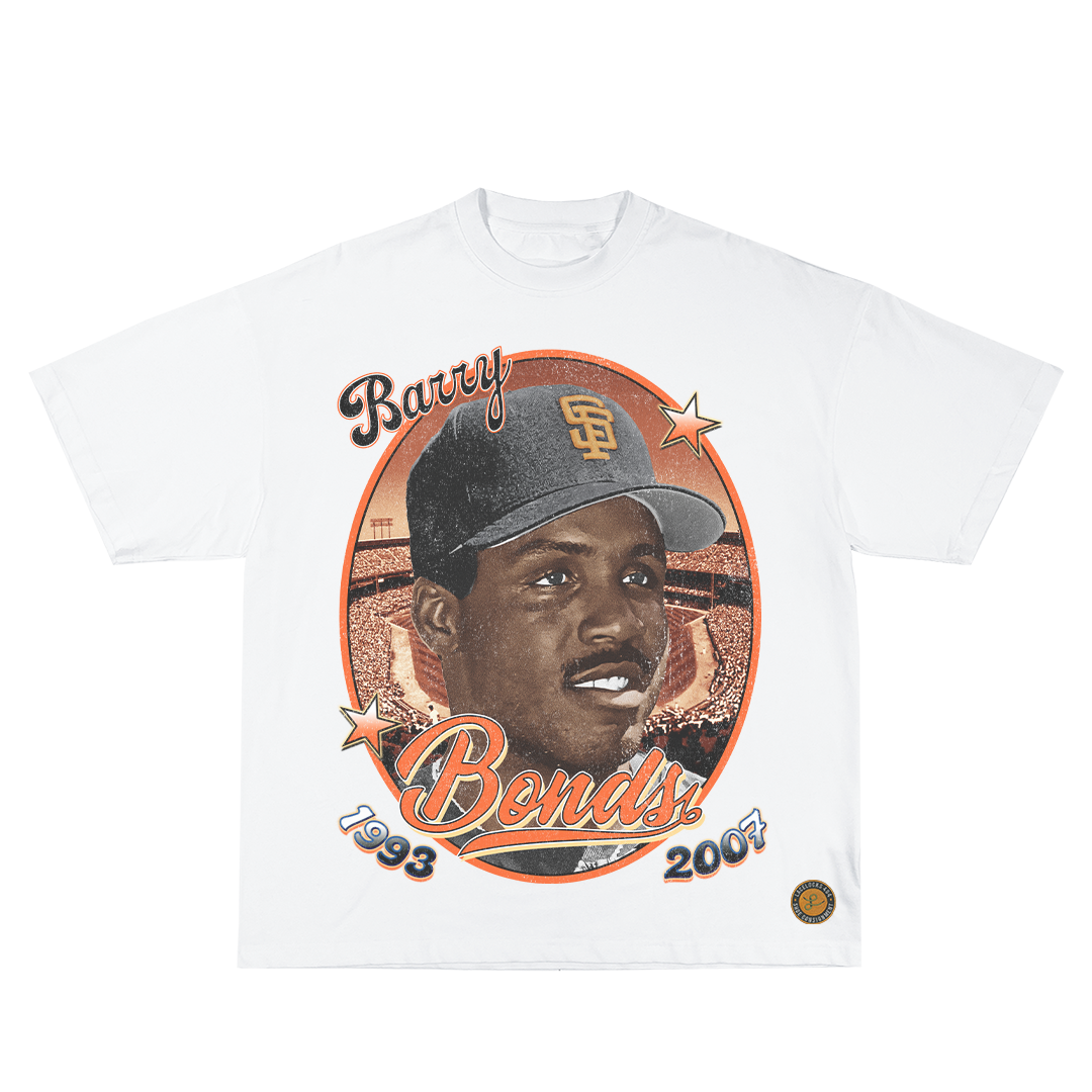 Lacelocks “Barry Bonds” Tee v2 (Brown & White)