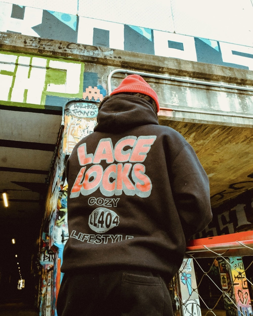 Lacelocks “Global” Hoodie (Black)