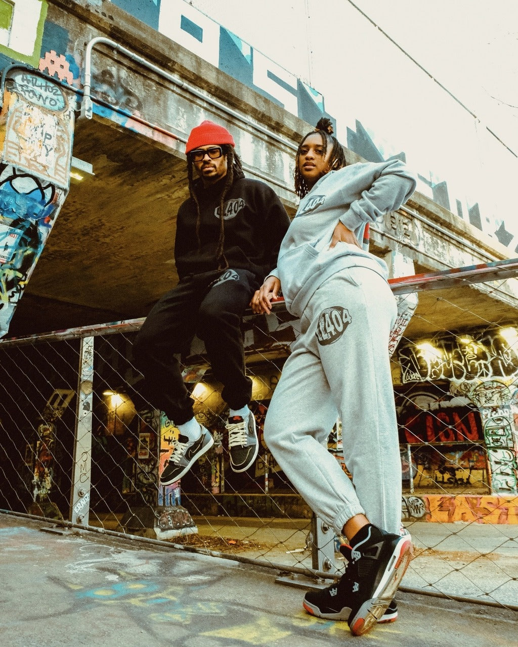 Lacelocks “Global” Sweatpants (Black)