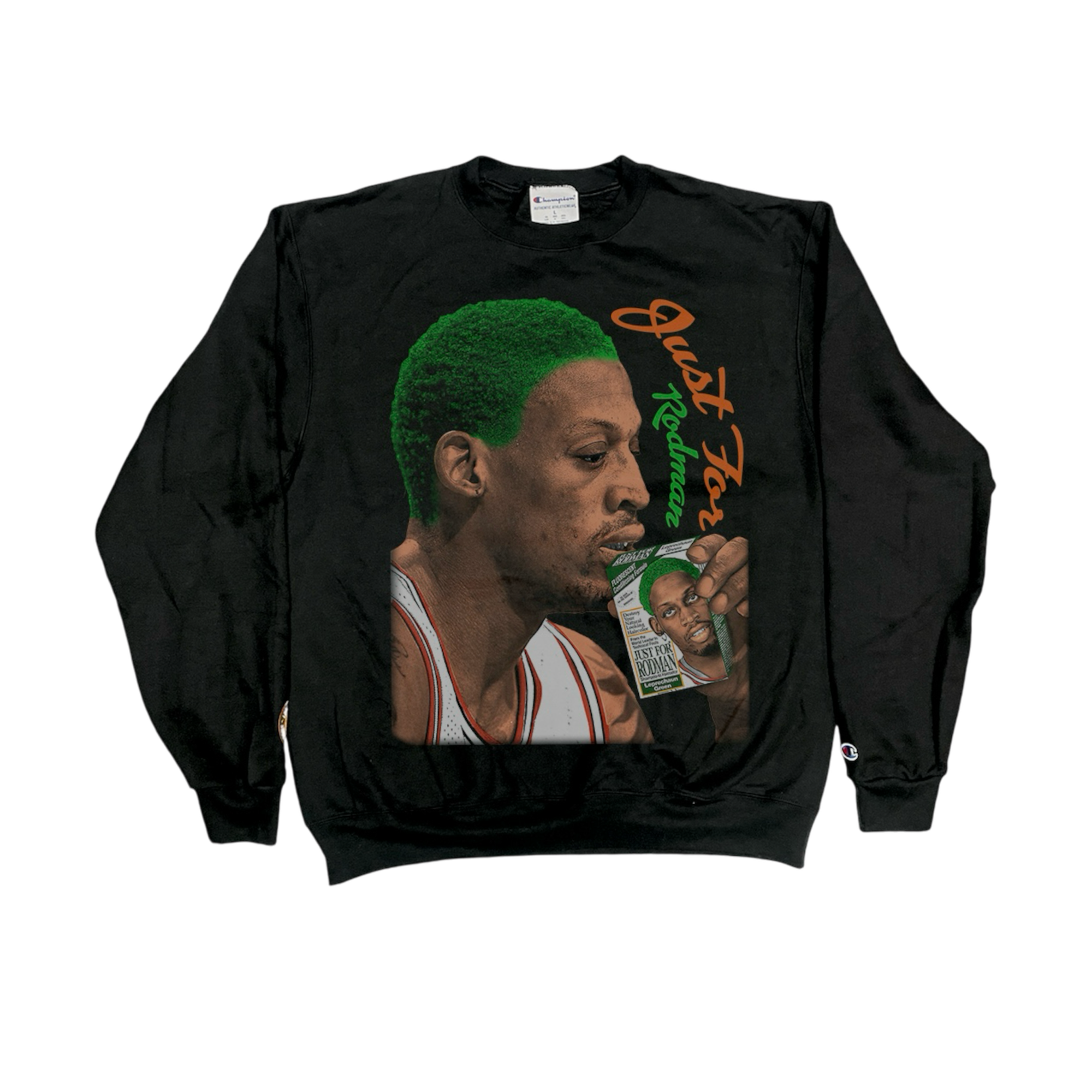 Lacelocks ‘Just For Rodman’ Crewneck (Grey & Black)