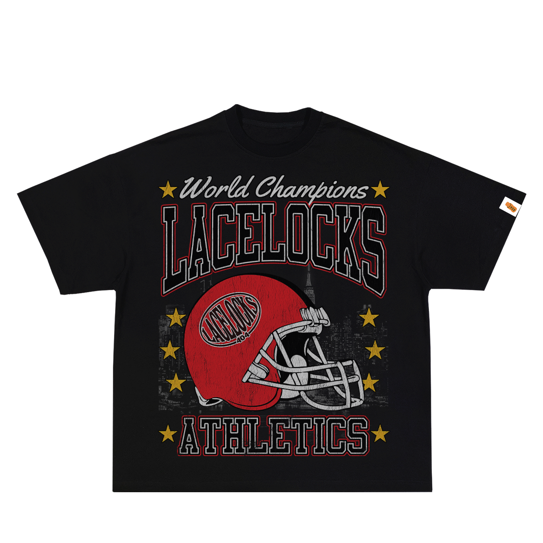 Lacelocks ‘Oval Helmet’ Tee (Atl)