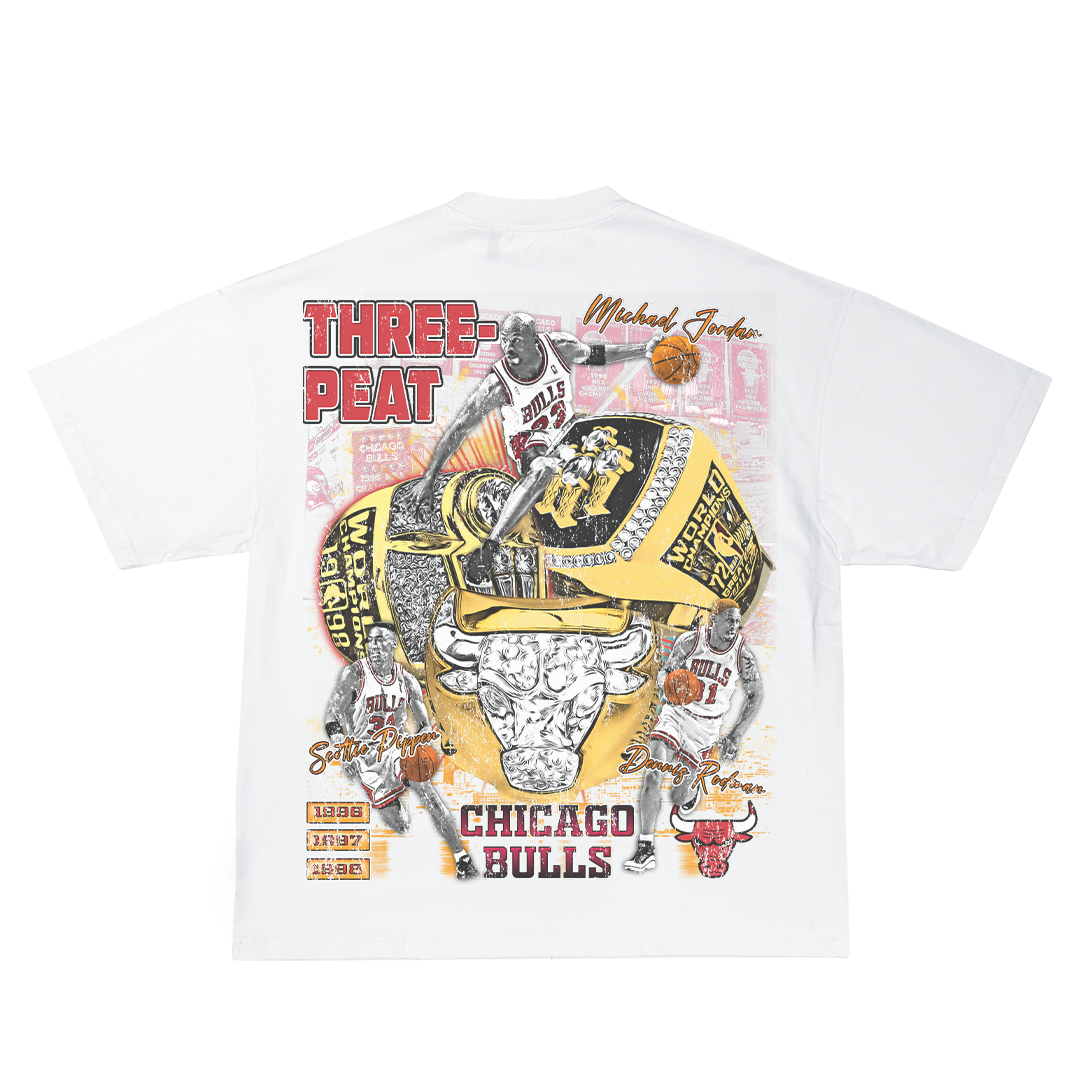 Lacelocks ‘Big 3’ Tee (White & Vintage Black)