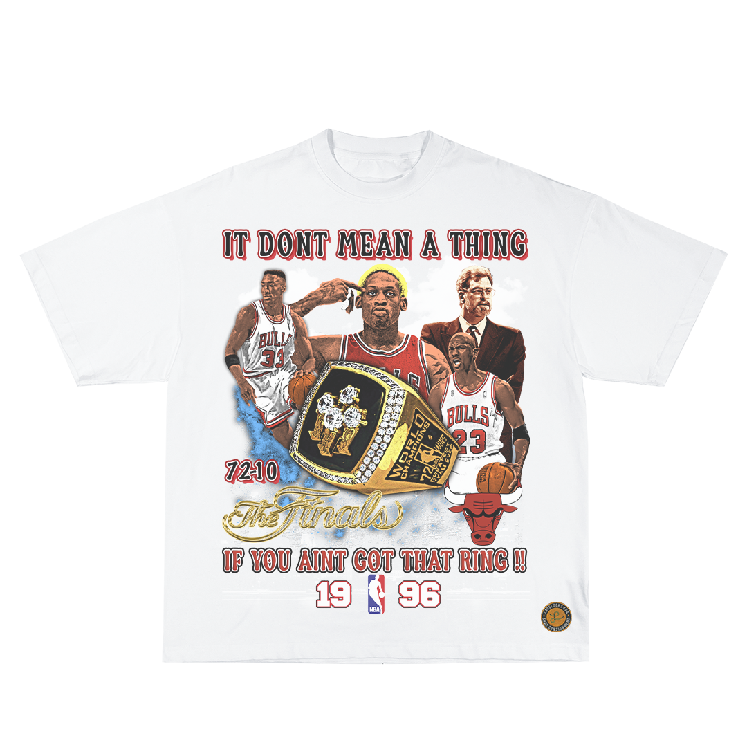 Lacelocks ‘72-10’ Tee (White & Vintage Black)