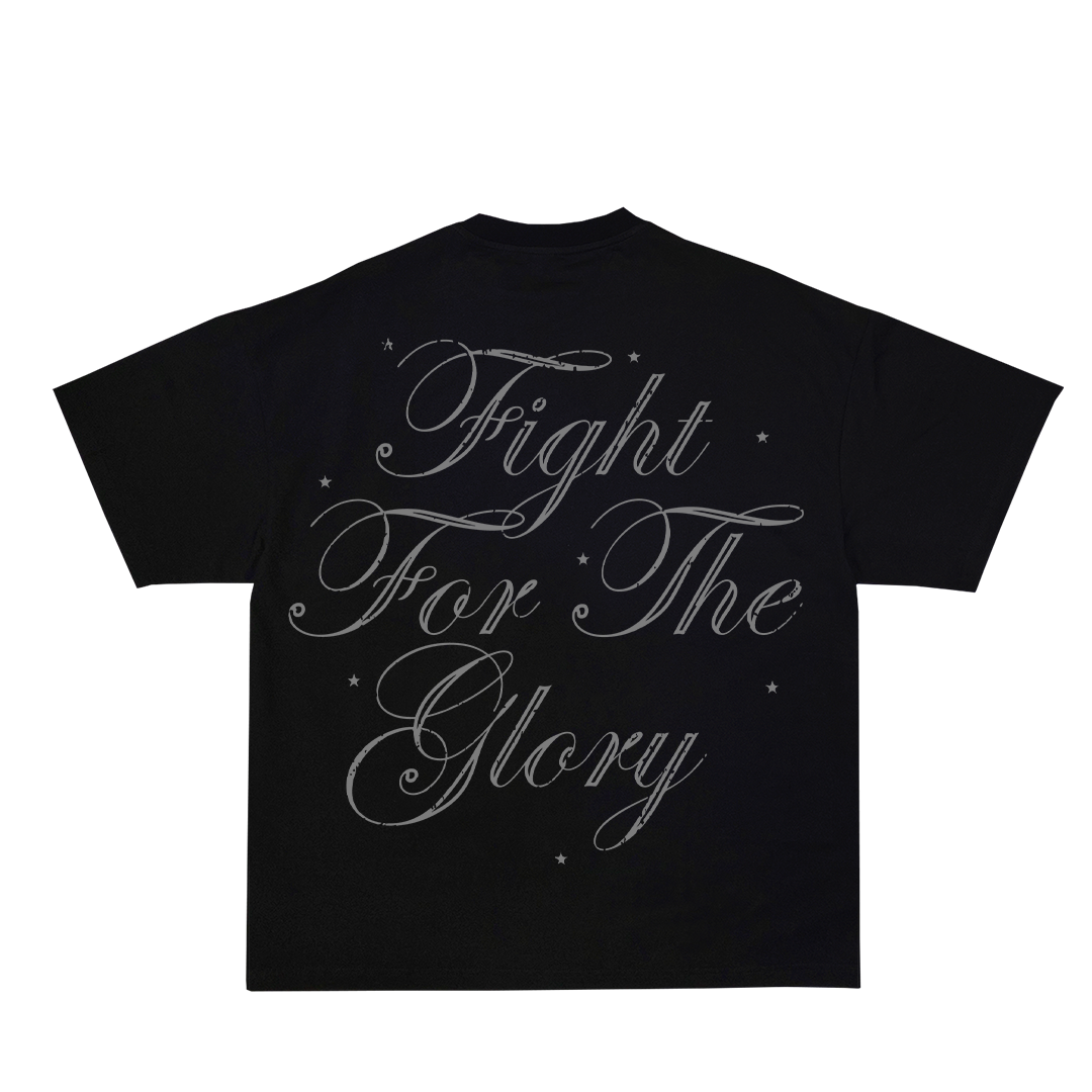 Lacelocks ‘Fight’ Tee (White & Black)