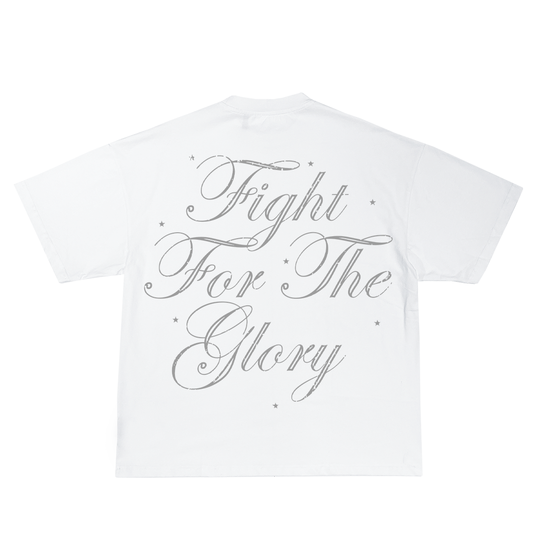 Lacelocks ‘Fight’ Tee (White & Black)