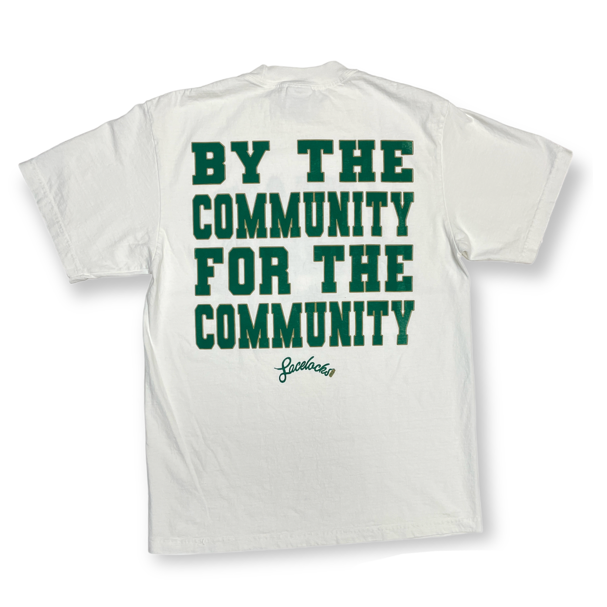 Lacelocks ‘Community’ Tee (White)