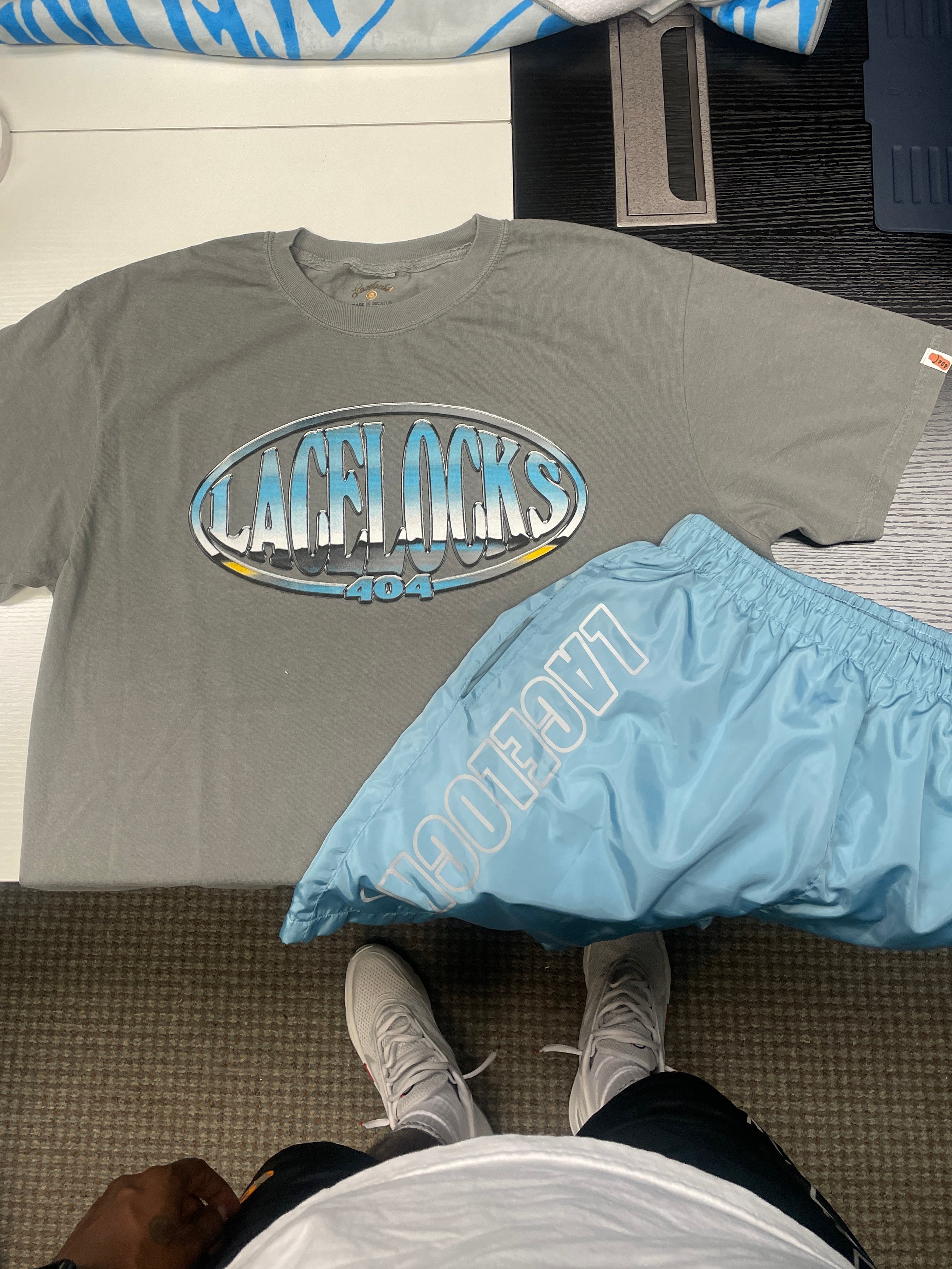 Lacelocks ‘Chrome’ Tee (Grey)
