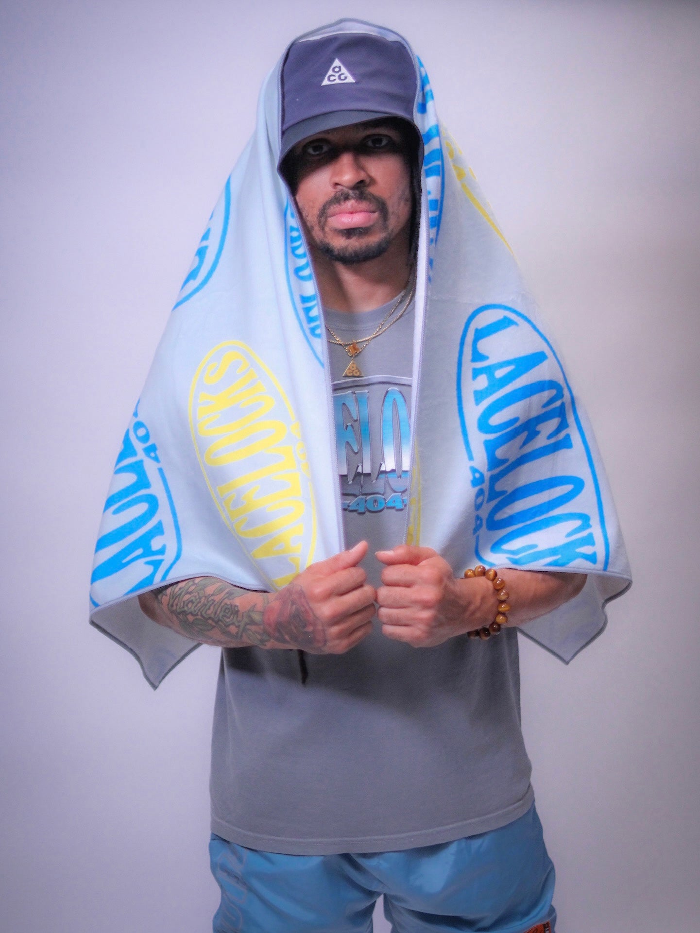 Lacelocks ‘Chrome’ Tee (Grey)
