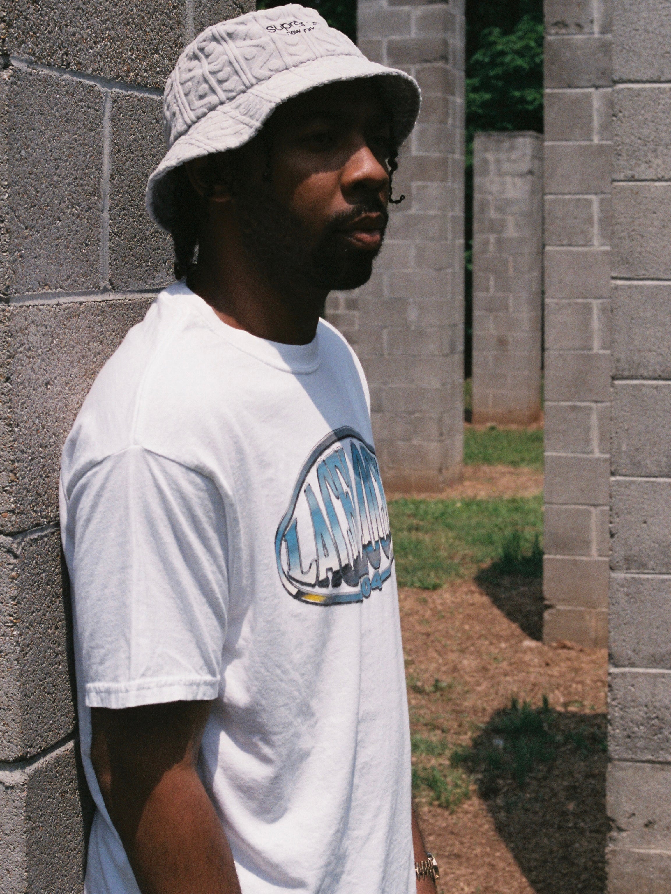 Lacelocks ‘Chrome’ Tee (Black & White)
