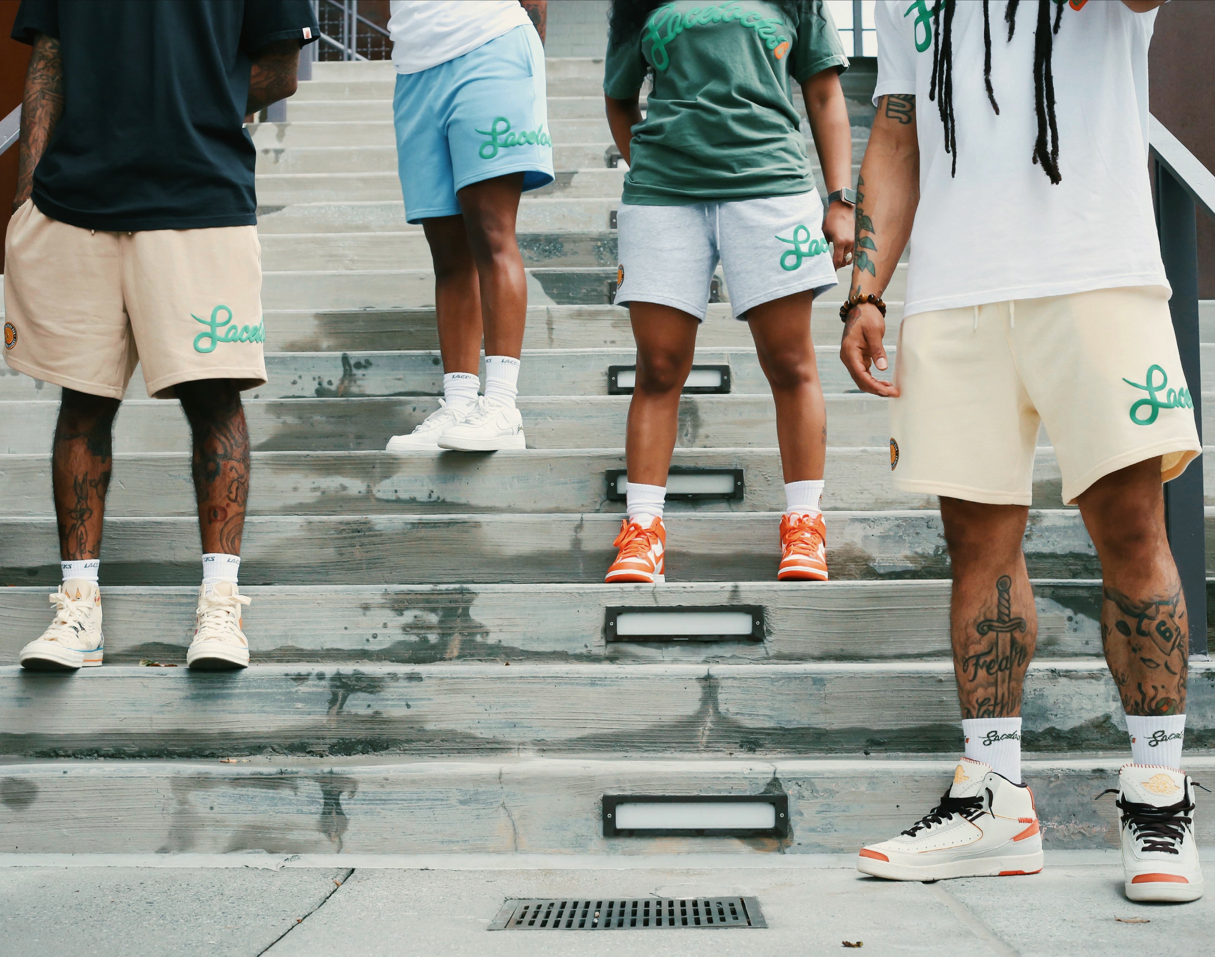 Lacelocks ‘Signature’ Shorts 2.0 (Grey & Black)