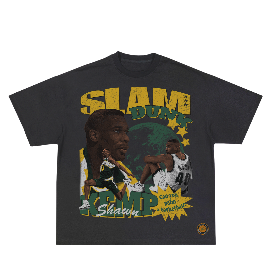 Lacelocks ‘Shawn Kemp’ Tee (White & Vintage Black)