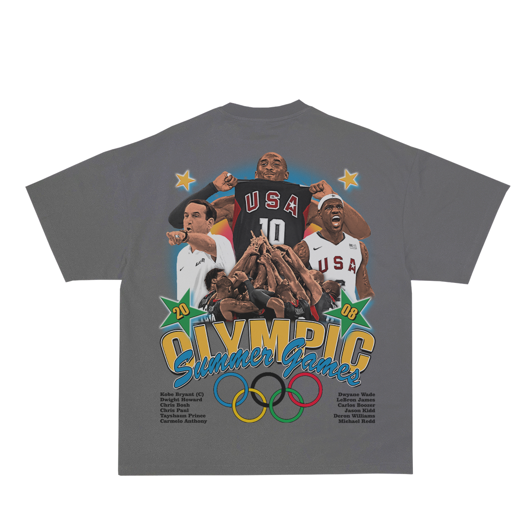 Lacelocks ‘Redeem Team’ Tee (Grey & White)