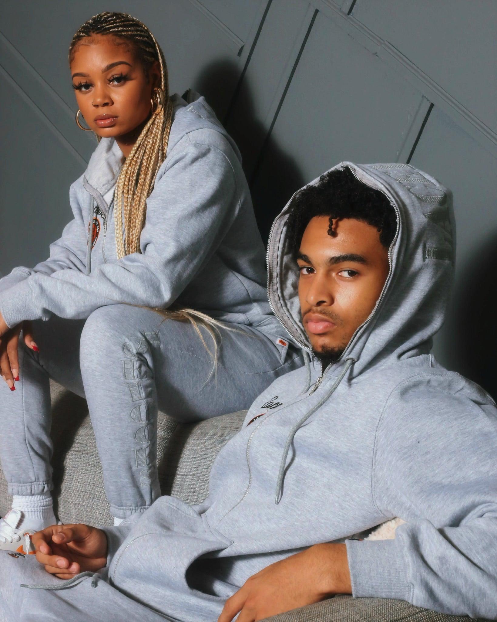 Lacelocks "Reflective" Sweatpants (Navy and Grey) - Lacelocks404