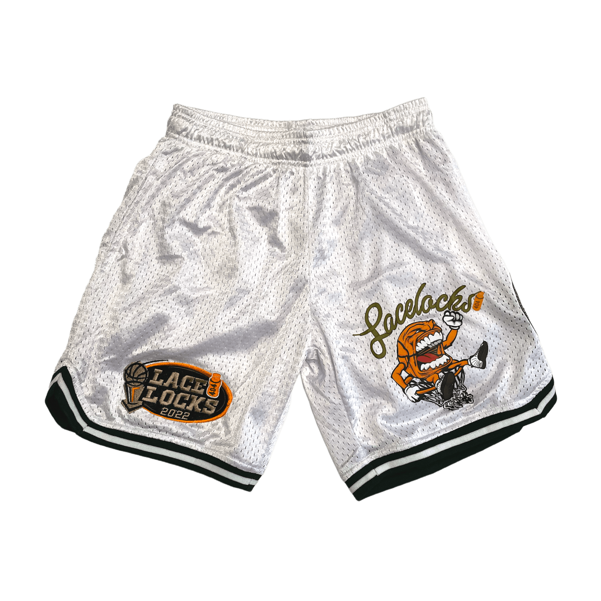 Lacelocks ‘World Champs’ Shorts (White) - Lacelocks404