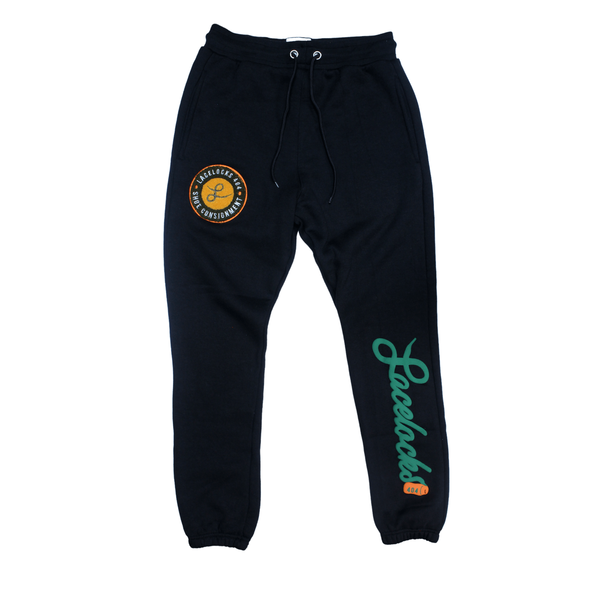 Lacelocks "Signature" Sweatpants (Black) - Lacelocks404
