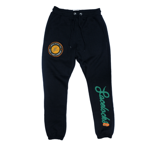 Lacelocks "Signature" Sweatpants (Black) - Lacelocks404