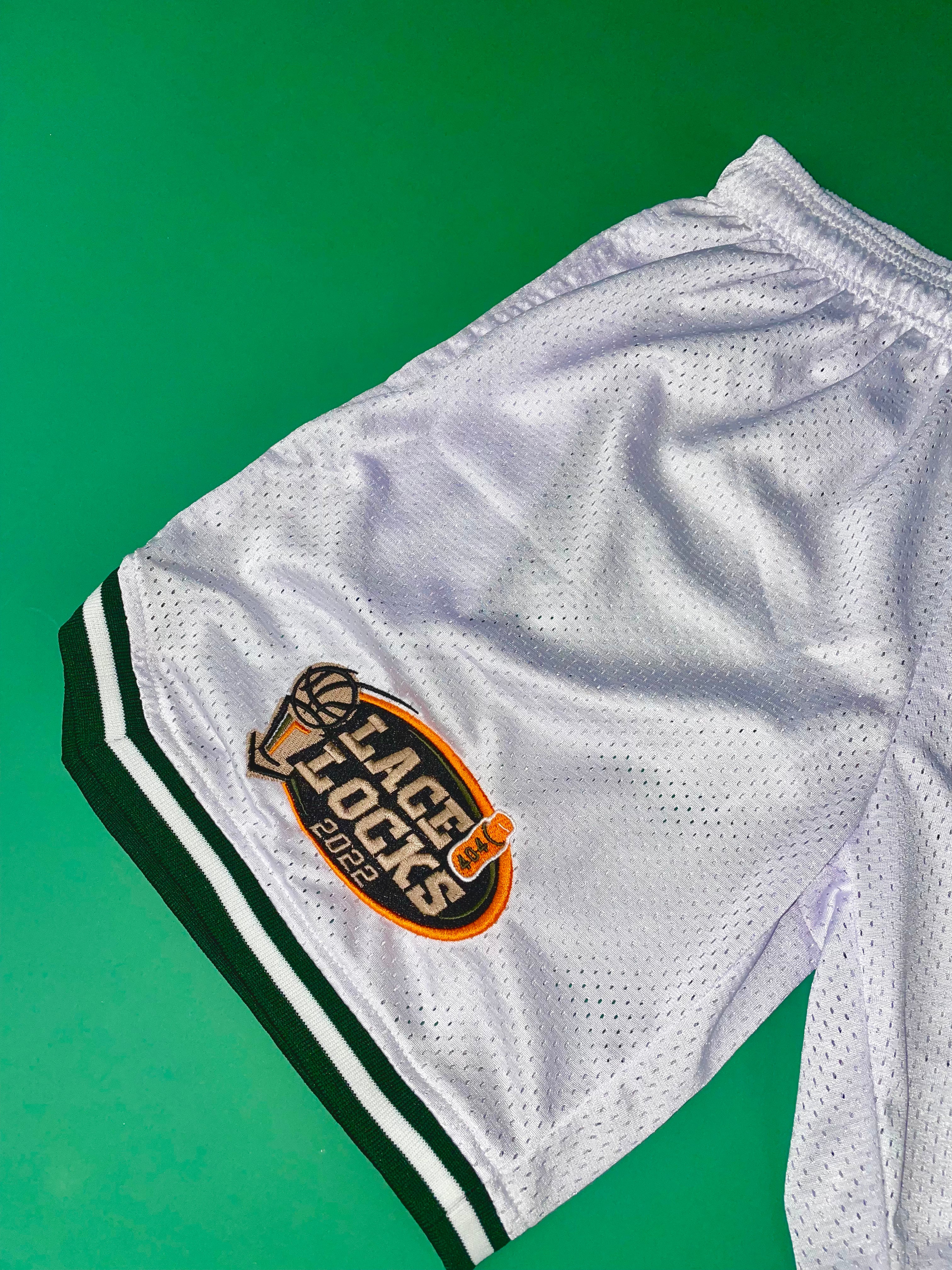 Lacelocks ‘World Champs’ Shorts (White) - Lacelocks404