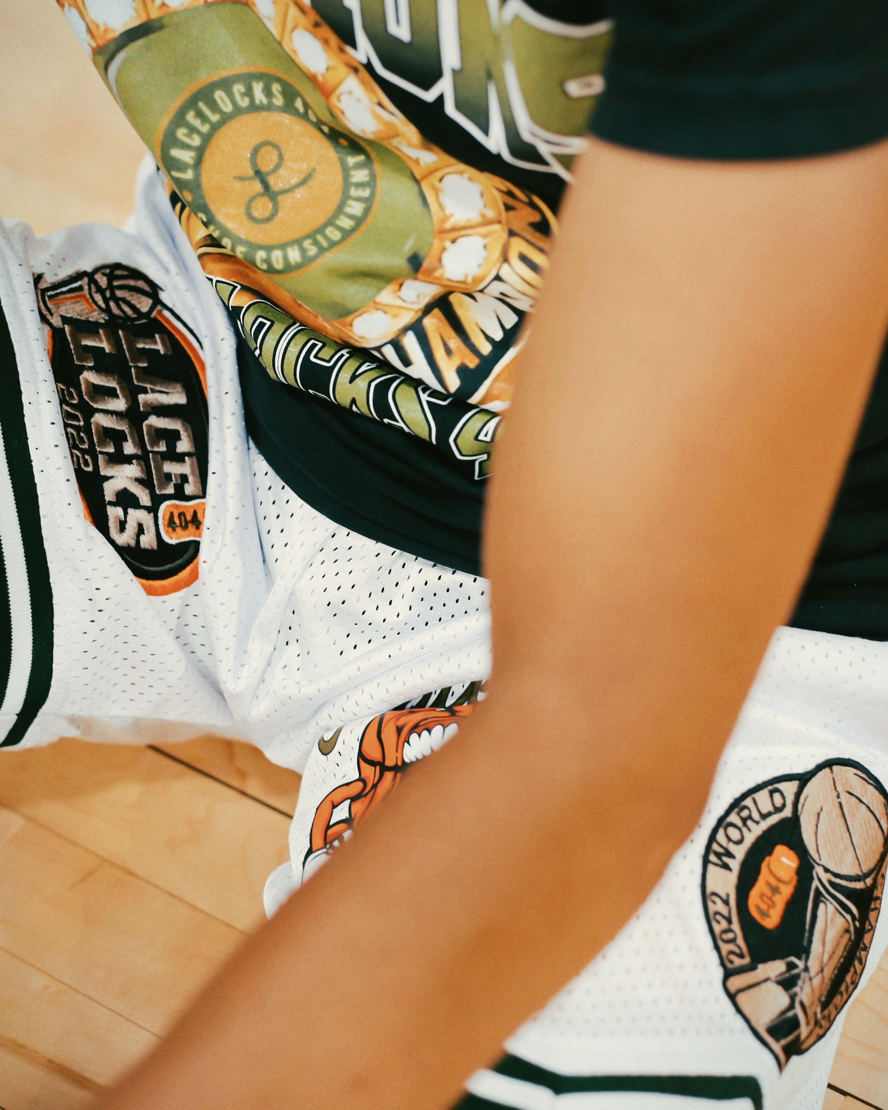 Lacelocks ‘World Champs’ Shorts (White) - Lacelocks404