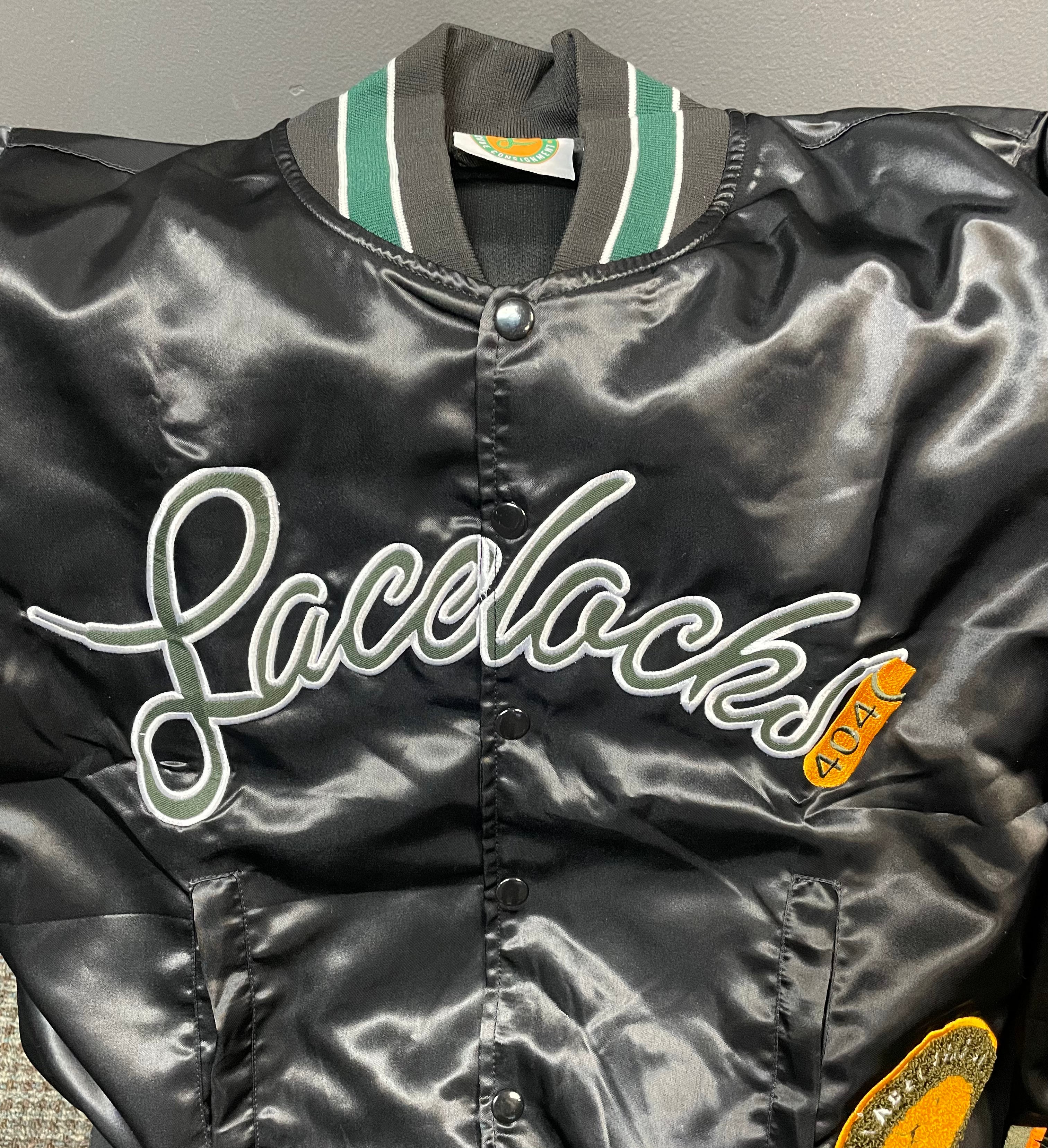 Lacelocks Satin Bomber (Black) - Lacelocks404