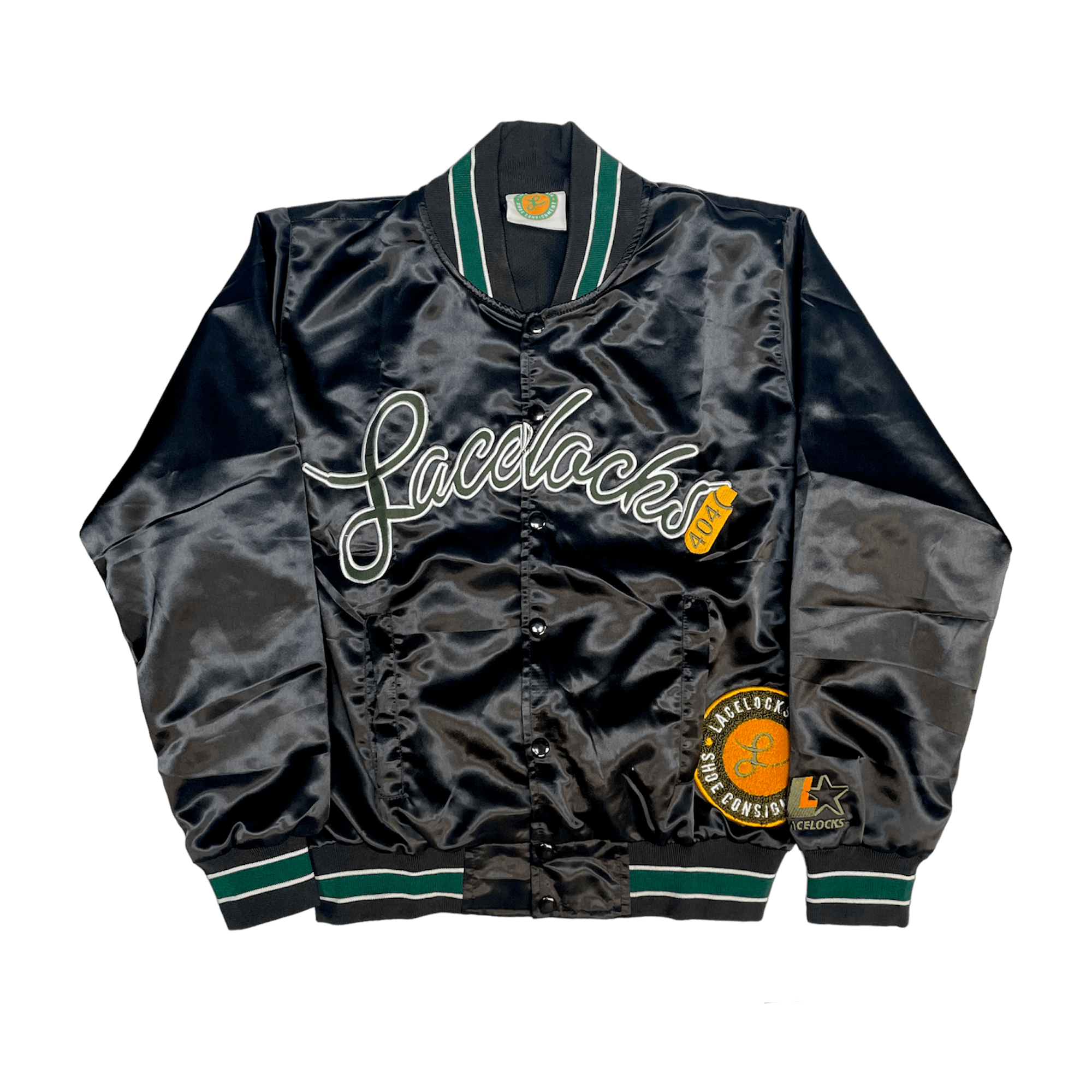 Lacelocks Satin Bomber (Black) - Lacelocks404