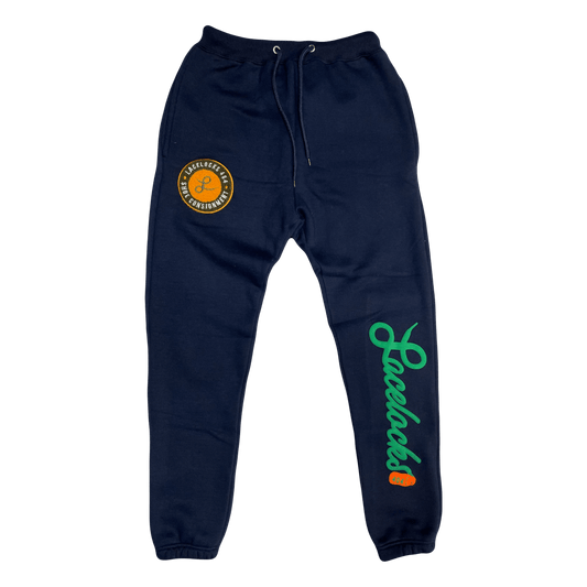 Lacelocks "Signature" Sweatpants (Navy) - Lacelocks404