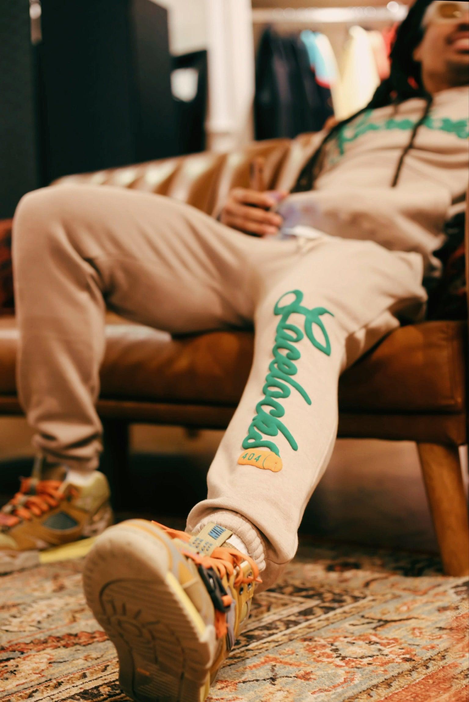 Lacelocks "Signature" Sweatpants (Sand) - Lacelocks404