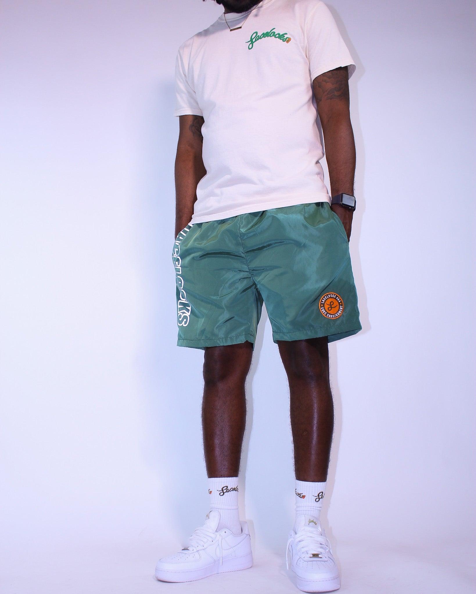 Lacelocks ‘Reflective’ Shorts (Green) - Lacelocks404