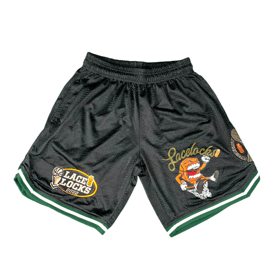 Lacelocks ‘World Champs’ Shorts (Black) - Lacelocks404